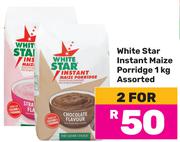 White Star Instant Maize Porridge Assorted-For 2 x 1Kg