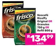 Nescafe Ricoffy Original Or Granules 750g Or Refill 800g-Each
