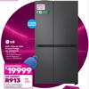 LG 658L Side By Side Freezer/Fridge GC-B257KQJW 850030740