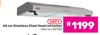 Defy 60cm Stainless Steel Hood DCH60SS 837162
