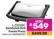 Logik Sandwich Grill Panini Press 850032357