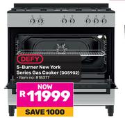 Defy 5 Burner New York Series Gas Cooker DGS902 818377