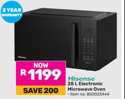 Hisense 28L Electronic Microwave Oven 850023444