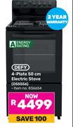 Defy 4 Plate 50cm Electric Stove DSS556 836654