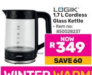 Logik 1.7L Cordless Glass Kettle 850028237
