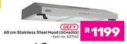 Defy 60cm Stainless Steel Hood DCH60SS 837162