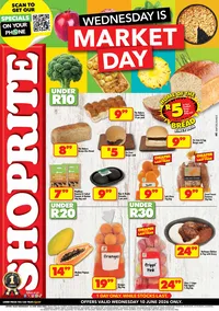 Shoprite Gauteng, Mpumalanga, North West & Limpopo : Wednesday Is Market Day (10 June 2026 Only)