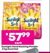 Sunlight Hand Washing Powder Assorted-2Kg