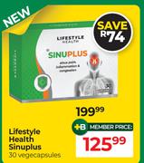 Lifestyle Health Sinuplus 30 Vegecapsules