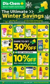 Dis-Chem : The Ultimate Winter Savings (16 June - 12 July 2026)