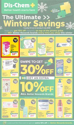 Dis-Chem : The Ultimate Winter Savings (16 June - 12 July 2026), page 1