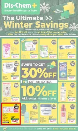 Dis-Chem : The Ultimate Winter Savings (16 June - 12 July 2026), page 1