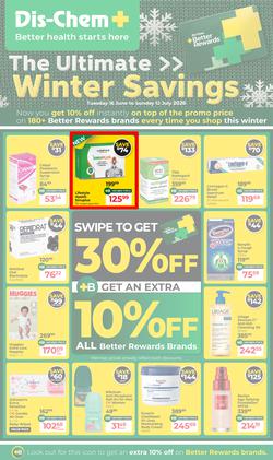 Dis-Chem : The Ultimate Winter Savings (16 June - 12 July 2026), page 1