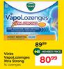 Vicks Vapo Lozenges Xtra Strong 16 Lozenges