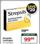 Strepsils Lozenges 24 Lozenges