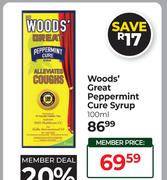 Woods Great Peppermint Cure Syrup-100ml