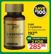 Dis-Chem Gold L-Cysteine 60 Vegecapsules-For 2