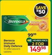 Berocca Immune Daily Defence 10 Effervescent Tablets-For 2
