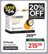 VirAway 120 Capsules Value Pack