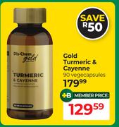 Dis-Chem Gold Turmeric & Cayenne 90 Vegecapsules
