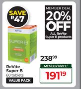 Revite Super B 60 Tablets