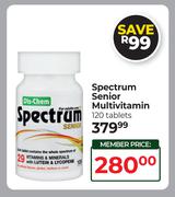 Spectrum Senior Multivitamin 120 Tablets