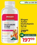 Biogen Junior Multivitamin Syrup-200ml