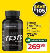 Biogen Rage Testo Armour-120 Capsules