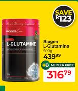 Biogen L-Glutamine-500g