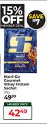 Nutri-Go Gourmet Whey Protein Sachet-33g