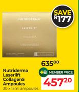 Nutriderma Laserlift Collagen 5 Ampoules 30 x 15ml Ampoules
