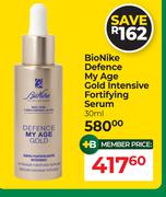 Bio-Nike Defence My Age Gold Intensive Fortifying Serum-30ml