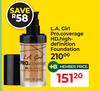 L.A.Girl Pro Coverage HD High Definition Foundation