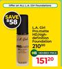 L.A.Girl Pro Matte HD High Definition Foundation