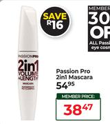 Passion Pro 2 In 1 Mascara