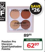 Passion Pro Macaron Quad Eyeshadow Palette