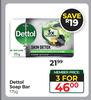 Dettol Soap Bar-For 3 x 175g