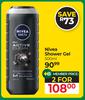Nivea Shower Gel-For 2 x 500ml