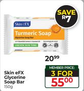 Skin eFx Glycerine Soap Bar-For 3 x 150g