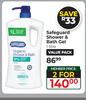 Safeguard Shower & Bath Gel-For 2 x 1L