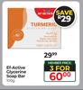 Ef-Active Glycerine Soap Bar-For 3 x 100g