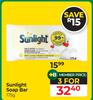Sunlight Soap Bar-For 3 x 175g