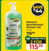 Nature's Nourishment Shower Gel-For 2 x 1L