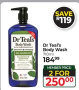 Dr Teal's Body Wash-For 2 x 710ml