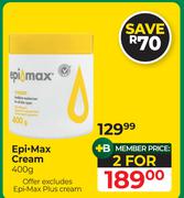 Epi Max Cream-For 2 x 400g