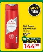 Old Spice Shower Gel-For 2 x 400ml