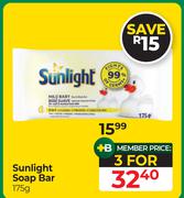 Sunlight Soap Bar-For 3 x 175g