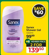 Sanex Shower gel - For 2x450ml