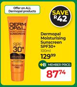 Dermopal Moisturising Sunscreen SPF30+-100ml