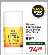 Natural Expressions Ultra Styler Wax Stick-50ml